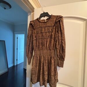 Rails Textured Brown Dress